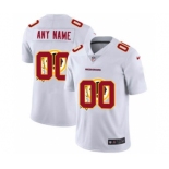 Men's Washington Football Team Custom White Team Logo Dual Overlap Limited Football Jersey