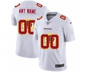 Men's Washington Football Team Custom White Team Logo Dual Overlap Limited Football Jersey