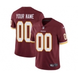 Men's Washington Redskins Customized Burgundy Red Team Color Vapor Untouchable Custom Limited Football Jersey