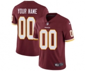 Men's Washington Redskins Customized Burgundy Red Team Color Vapor Untouchable Custom Limited Football Jersey