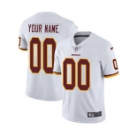 Men's Washington Redskins Customized White Vapor Untouchable Custom Limited Football Jersey