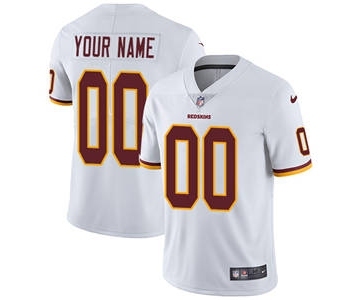 Men's Washington Redskins Customized White Vapor Untouchable Custom Limited Football Jersey