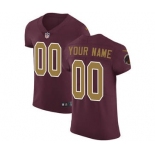 Men's Washington Redskins Customized Burgundy Red Alternate Vapor Untouchable Custom Elite Football Jersey