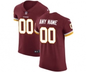 Men's Washington Redskins Customized Burgundy Red Team Color Vapor Untouchable Custom Elite Football Jersey