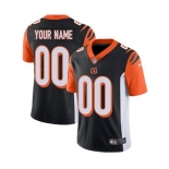 Men's Cincinnati Bengals Customized Black Team Color Vapor Untouchable Custom Limited Football Jersey