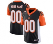 Men's Cincinnati Bengals Customized Black Team Color Vapor Untouchable Custom Limited Football Jersey