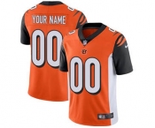 Men's Cincinnati Bengals Customized Orange Alternate Vapor Untouchable Custom Limited Football Jersey