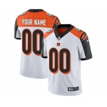 Men's Cincinnati Bengals Customized White Vapor Untouchable Custom Limited Football Jersey