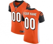 Men's Cincinnati Bengals Customized Orange Alternate Vapor Untouchable Custom Elite Football Jersey