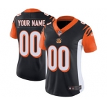 Women's Cincinnati Bengals Black Home Customized Jersey