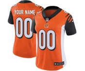 Women's Cincinnati Bengals Orange Alternate Customized Jersey