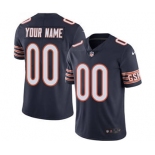 Men's Chicago Bears Customized Navy Blue Team Color Vapor Untouchable Custom Limited Football Jersey