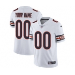 Men's Chicago Bears Customized White Vapor Untouchable Custom Limited Football Jersey