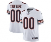 Men's Chicago Bears Customized White Vapor Untouchable Custom Limited Football Jersey