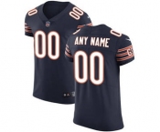 Men's Chicago Bears Customized Navy Blue Team Color Vapor Untouchable Custom Elite Football Jersey