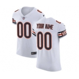 Men's Chicago Bears Customized White Vapor Untouchable Custom Elite Football Jersey