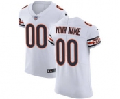 Men's Chicago Bears Customized White Vapor Untouchable Custom Elite Football Jersey