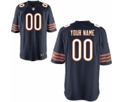 Men's Chicago Bears Nike Navy Custom Game Jersey