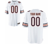 Nike Men's Chicago Bears Customized Game White Jersey