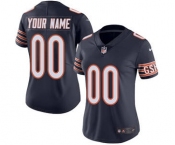 Women's Chicago Bears Navy Blue Home Customized Jersey