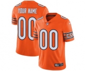 Youth Chicago Bears Customized Orange Alternate Custom Football Jersey