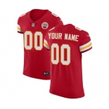 Men's Kansas City Chiefs Customized Red Team Color Vapor Untouchable Custom Elite Football Jersey