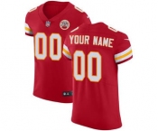 Men's Kansas City Chiefs Customized Red Team Color Vapor Untouchable Custom Elite Football Jersey