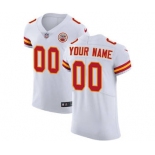 Men's Kansas City Chiefs Customized White Vapor Untouchable Custom Elite Football Jersey