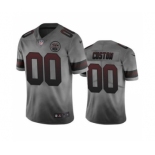 Men's Chiefs Customized Vapor Limited City Edition Smoky Jersey