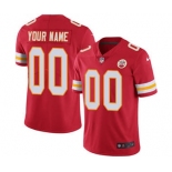 Men's Kansas City Chiefs Customized Red Team Color Vapor Untouchable Custom Limited Football Jersey