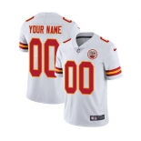 Men's Kansas City Chiefs Customized White Vapor Untouchable Custom Limited Football Jersey