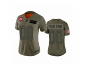 Women's Kansas City Chiefs Customized Camo 2019 Salute to Service Limited Jersey