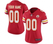 Women's Kansas City Chiefs Red Home Customized Jersey