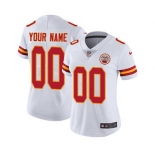 Women's Kansas City Chiefs White Road Customized Jersey