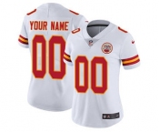 Women's Kansas City Chiefs White Road Customized Jersey