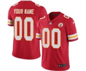 Youth Kansas City Chiefs Customized Red Team Color Custom Football Jersey