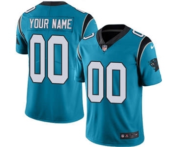 Men's Carolina Panthers Customized Blue Alternate Vapor Untouchable Custom Limited Football Jersey