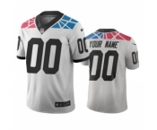 Men's Panthers Customized Vapor Limited City Edition White Jersey