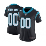 Women's Carolina Panthers Black Home Customized Jersey