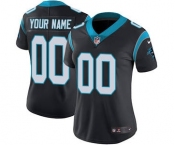 Women's Carolina Panthers Black Home Customized Jersey