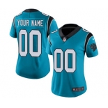 Women's Carolina Panthers Blue Alternate Customized Jersey