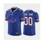 Men's Bills Custom Royal Football Team Big Logo Fashion Vapor Limited Jersey