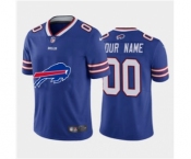 Men's Bills Custom Royal Football Team Big Logo Fashion Vapor Limited Jersey