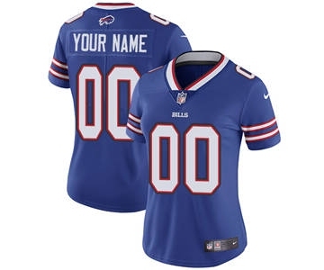 Women's Buffalo Bills Royal Blue Home Customized Jersey