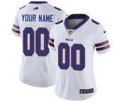 Women's Buffalo Bills White Road Customized Jersey