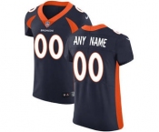 Men's Denver Broncos Customized Navy Blue Alternate Vapor Untouchable Custom Elite Football Jersey