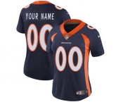 Women's Denver Broncos Navy Blue Alternate Customized Jersey