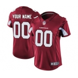 Women's Arizona Cardinals Red Home Customized Jersey