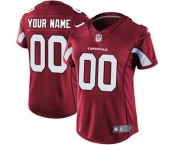 Women's Arizona Cardinals Red Home Customized Jersey