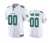 Men's Miami Dolphins Active Player Custom White 2023 F.U.S.E Vapor Limited Stitched Football Jersey